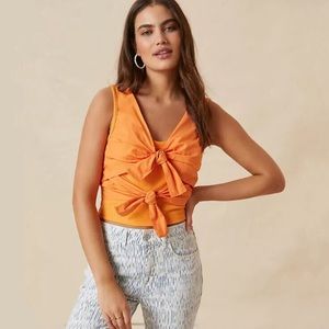 NWT Anthropologie Sunday in Brooklyn bow tie tank top